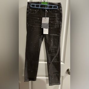 👖Sandrine Rose x Free People SR Grey Dot Jeans👖- BNWT